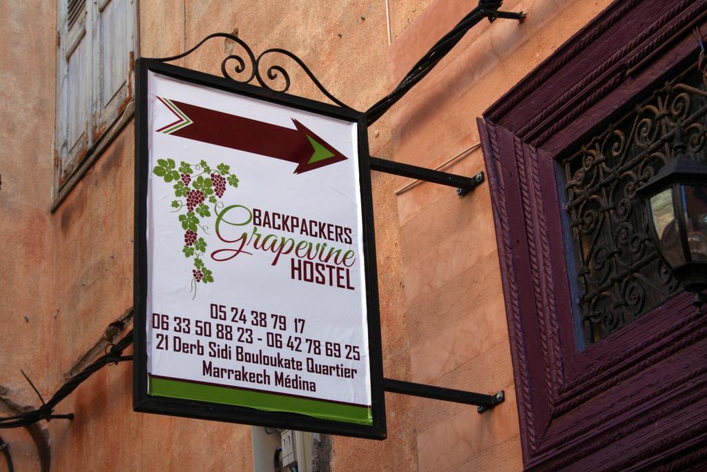 Backpackers Grapevine Hostel Marrakesh Eksteriør billede