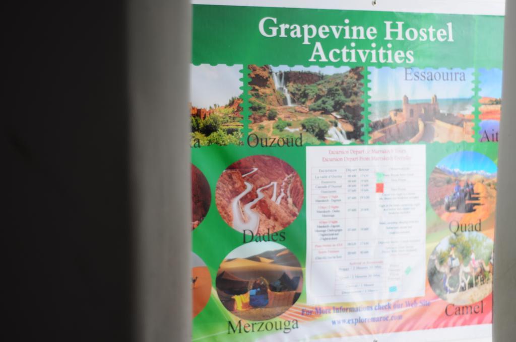 Backpackers Grapevine Hostel Marrakesh Eksteriør billede